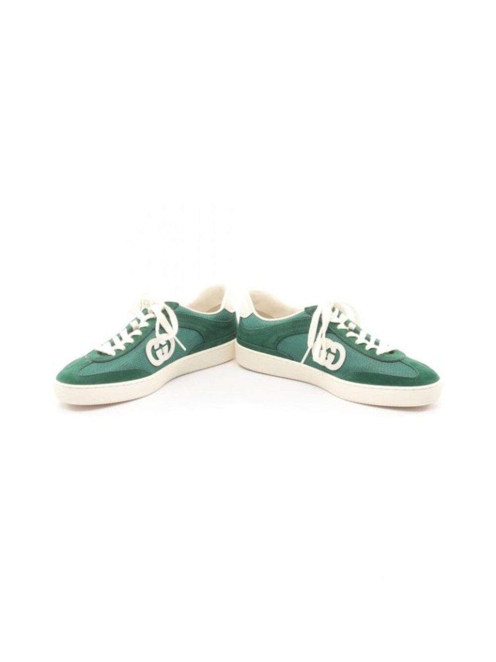 Gucci Sneakers Suede Green - Picture 3 of 7